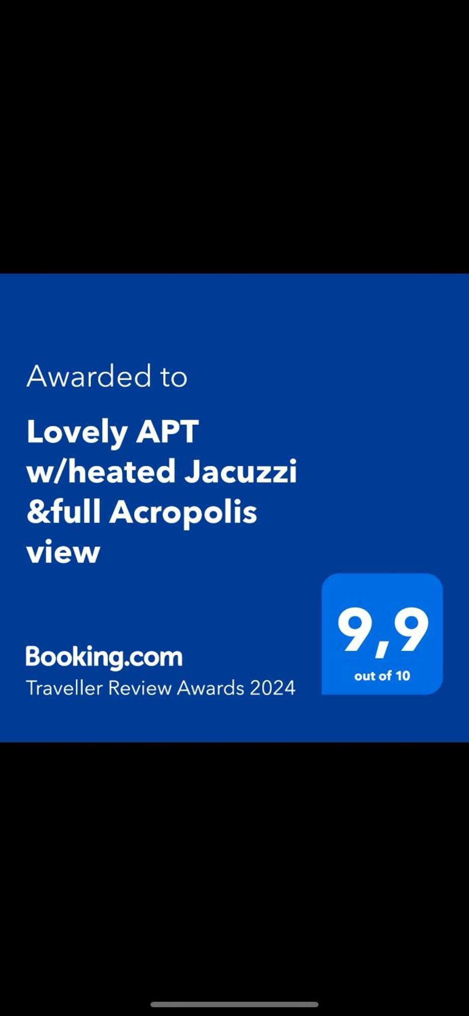 Lovely Apt W/Heated Jacuzzi &Full Acropolis View Αθήνα Εξωτερικό φωτογραφία