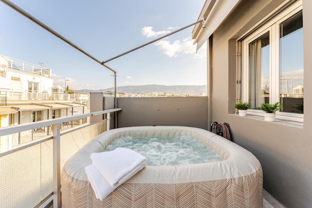 Lovely Apt W/Heated Jacuzzi &Full Acropolis View Διαμέρισμα Αθήνα Εξωτερικό φωτογραφία